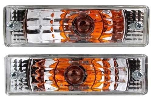 Mazda 323 Front Bumper Indicator Lights Set Smoke