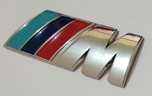 BMW M LOGO 3D METAL REAR STICKER CHROME