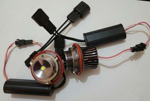 E60 Bmw 1 Led 40W  Angel Eye Bulb Set Super White