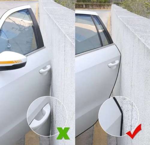 Universal Car Door Edge Protector/ Door Guard 5m /Roll White Samurai