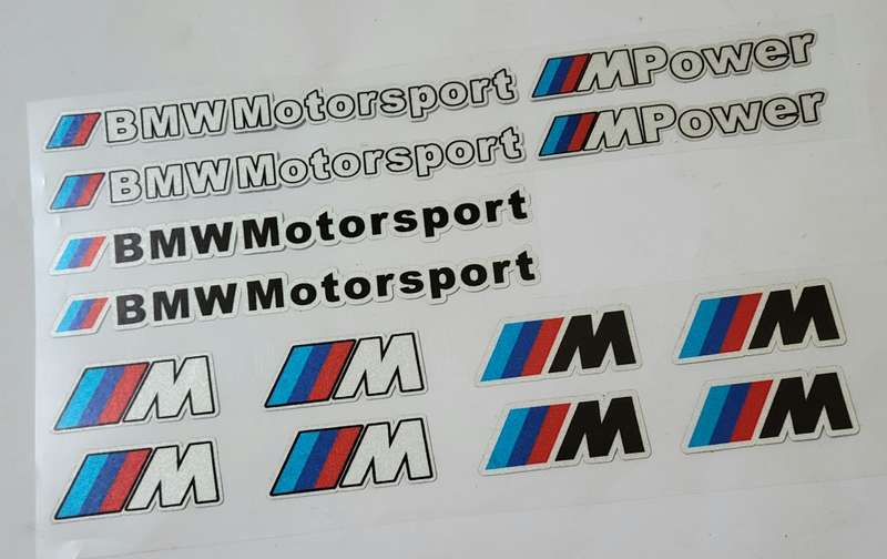 BMW Mpower Motorsport MPerformance Sticker Kit
