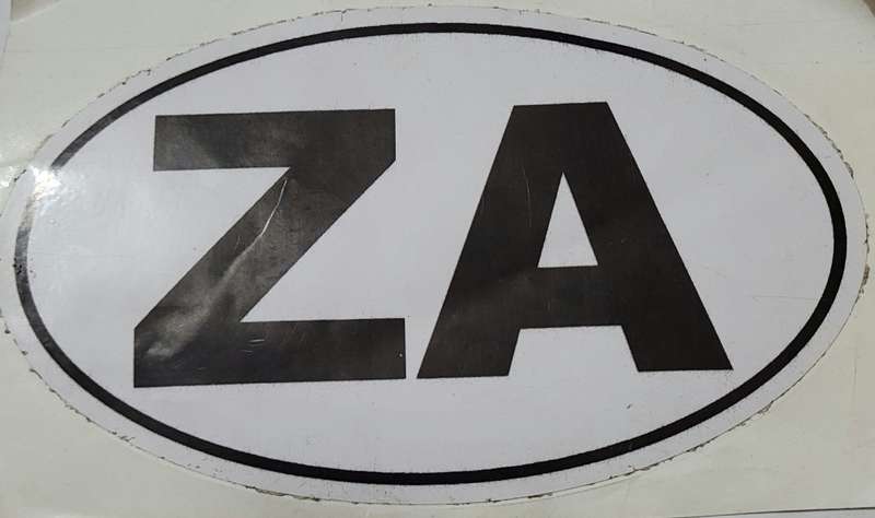 ZA  Sticker