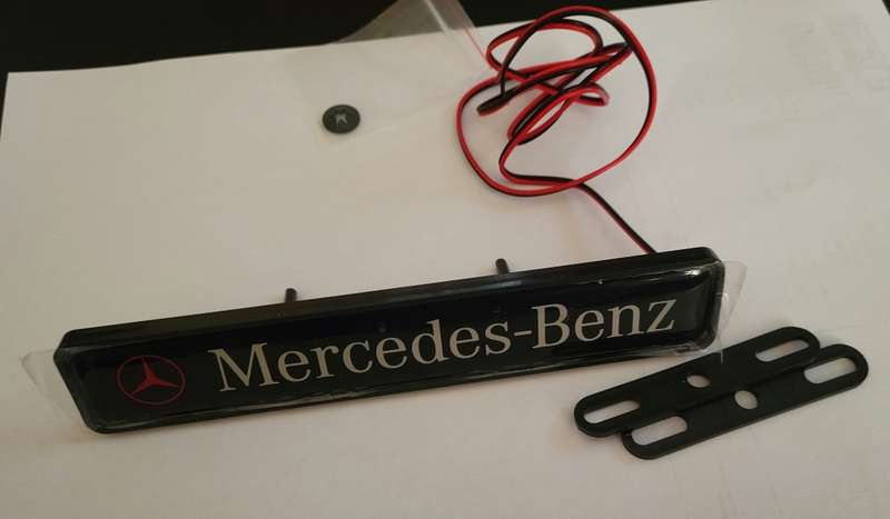 Mercedes Benz AMG Flexible COB LED Daytime Running Light DRL Grille Emblem