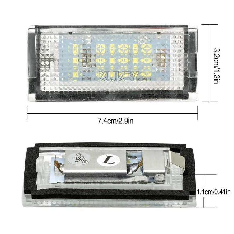 BMW E46 -4D  (98-05) LED NUMBER PLATE LIGHTS