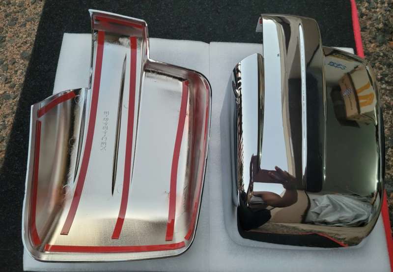 Jeep Patriot  ABS Chrome Side Mirror Cover Trim Set 2010+