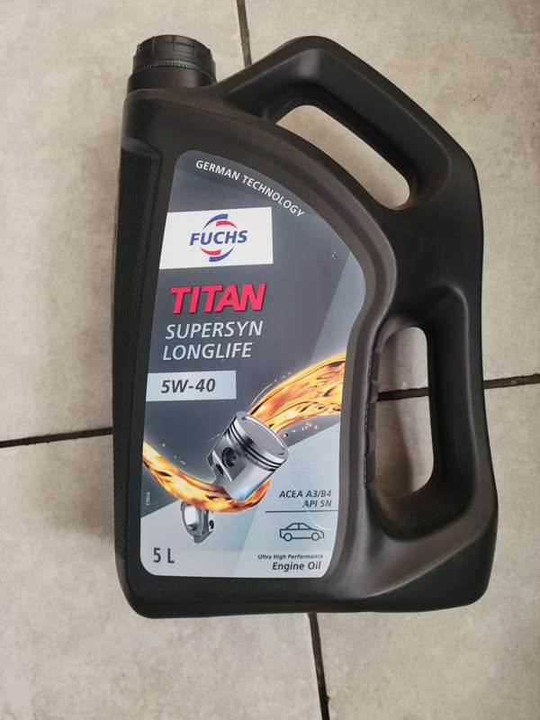 Engine Oil-FUCHS 5 Litre 5W40