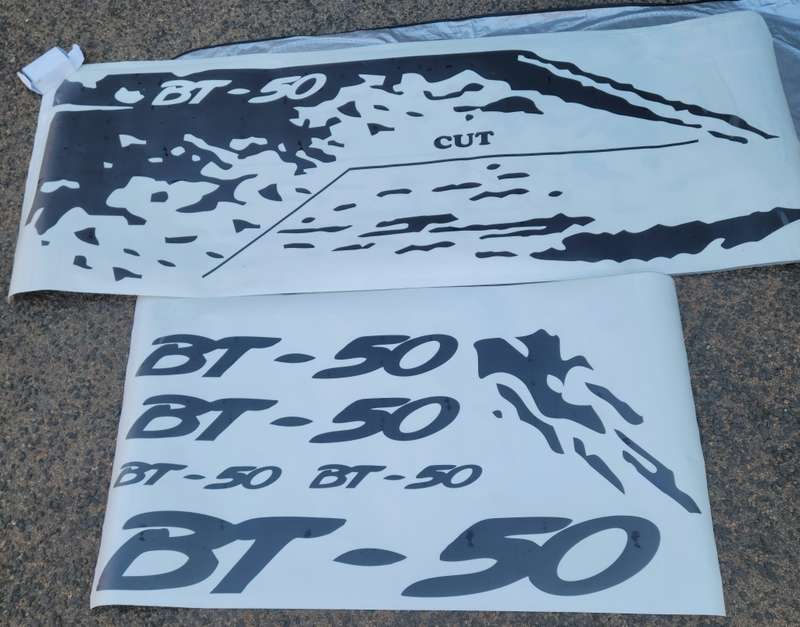 TOYOTA BT-50 BAKKIE STICKER KIT