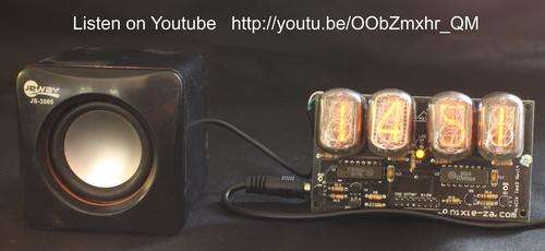 Nixie clock with CHIME - build your own retro kit
