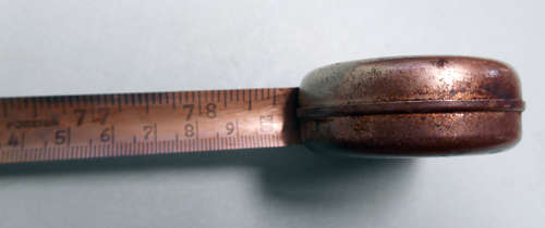 Vintage Tape Measure 2 meters foriegn steel 
