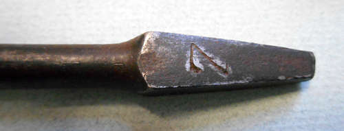 Lot of 4 vintage drill bits, various, all marked.