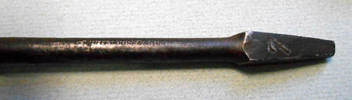 Lot of 4 vintage drill bits, various, all marked.