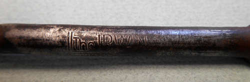 Lot of 4 vintage drill bits, various, all marked.