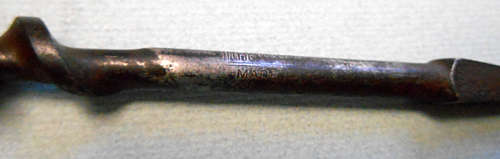 Lot of 4 vintage drill bits, various, all marked.