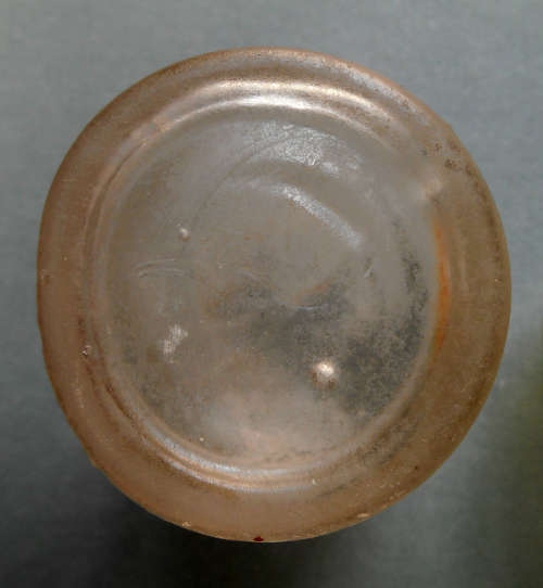 Selection of three vintage glass ink wells