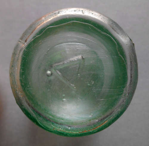 Selection of three vintage glass ink wells