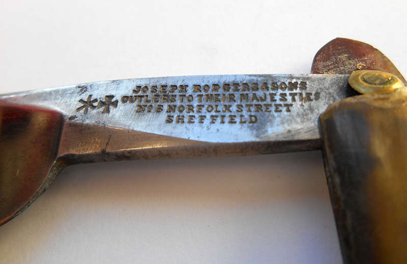 Joseph Rodgers & Sons Razor antique/ vintage No 6 Norfolk Street Sheffield original box