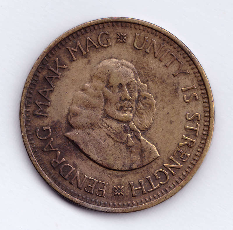 South African Half Cent coin 1962