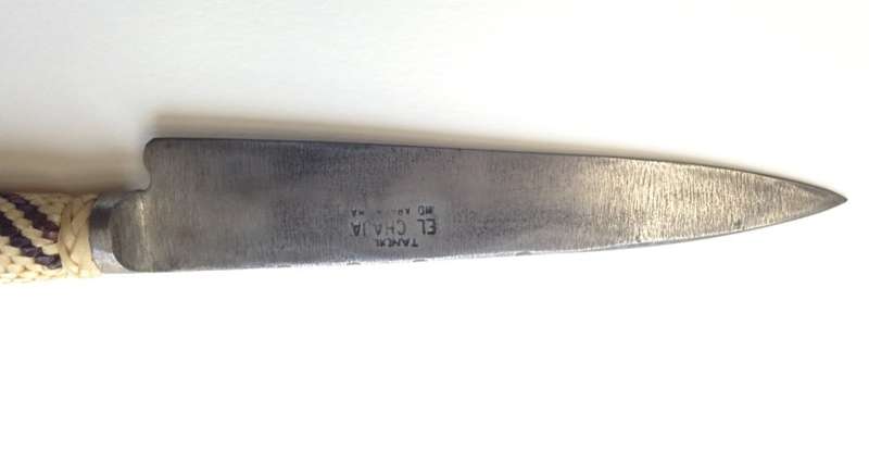 Tandil, El Chaja knife Made in Argentina, carbon steel, fixed blade