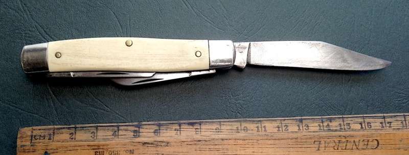 Vintage Ranger Stockman Pocket Knife - Made in the USA