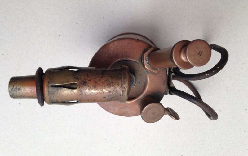 Brass blow torch Primus - No 361, B.A. Hjorth & Co. Stockholm, Sweden.