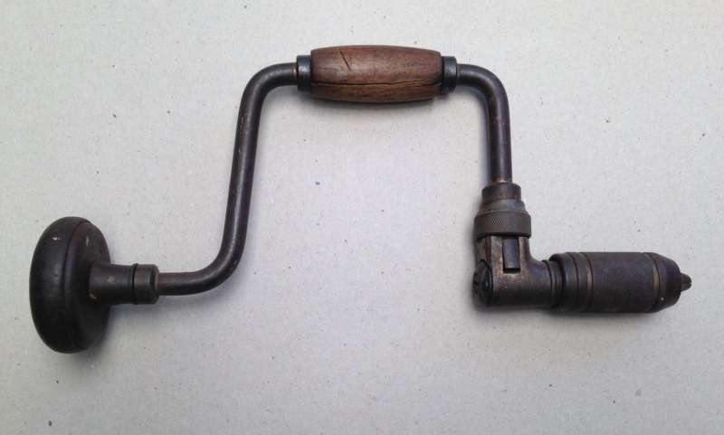 Vintage Stanley 10 inch No 923 Ratcheting Brace Drill