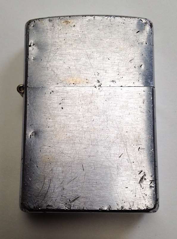Zippo brushed steel lighter (XI) 1995