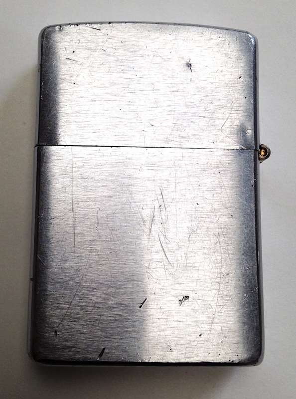 Zippo brushed steel lighter (XI) 1995