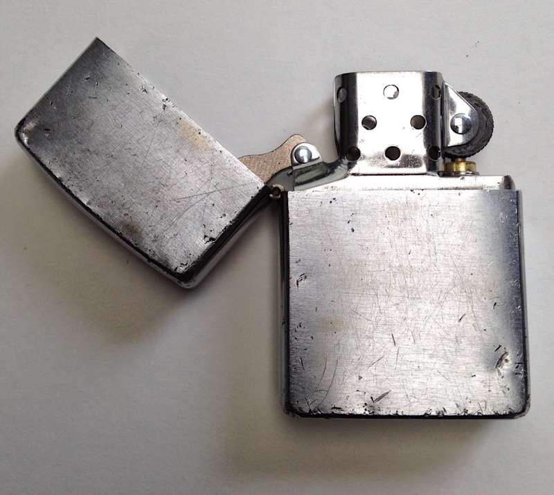 Zippo brushed steel lighter (XI) 1995