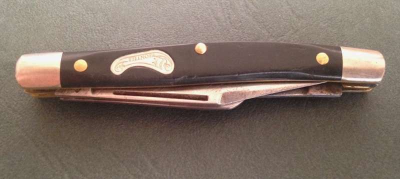 Vintage Imperial Frontier Powder Horn USA stockman knife