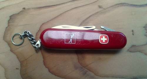 Swiss Army Wenger Delemont Pocket knife Discontinued Golf Model