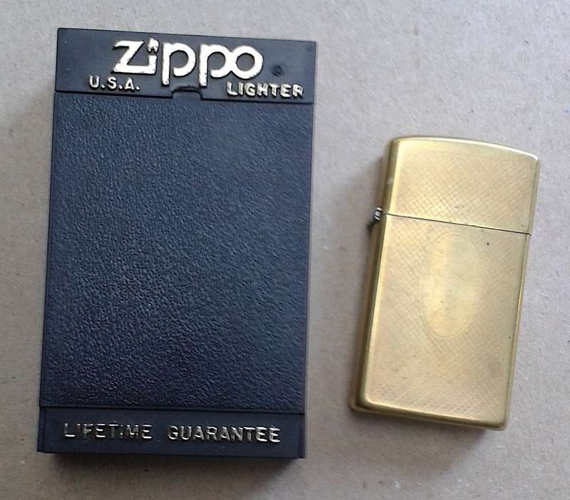 Ladies Brass Zippo Lighter