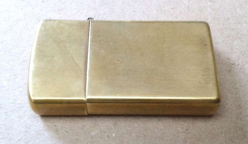 Ladies Brass Zippo Lighter