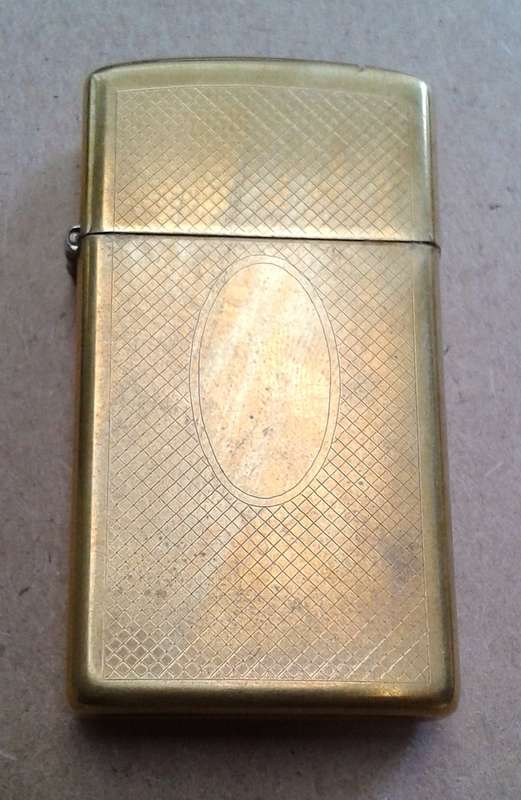 Ladies Brass Zippo Lighter