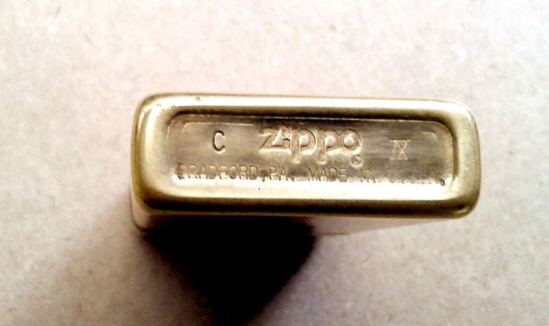 Ladies Brass Zippo Lighter