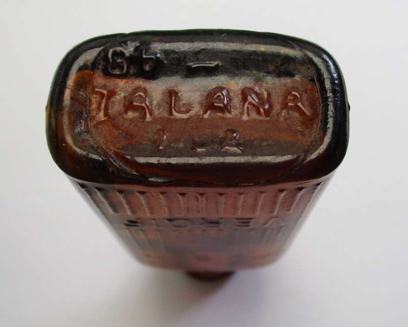 POISON / VERGIF brown glass bottle - Talana 1oz