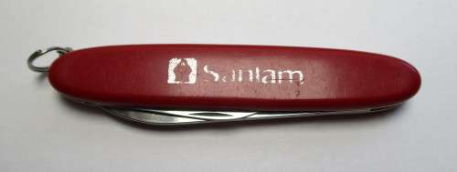 Vintage Victorinox "Sanlam Logo" Folding Knife. made in Switzerland.