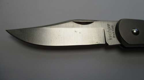 Kershaw `Black Gulch` #3120 Lock back folding knife. Made in JAPAN -- Discontinued model.