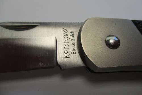 Kershaw `Black Gulch` #3120 Lock back folding knife. Made in JAPAN -- Discontinued model.