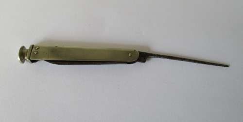 Antique / Vintage Pipe cleaner tool  knife - Made in England