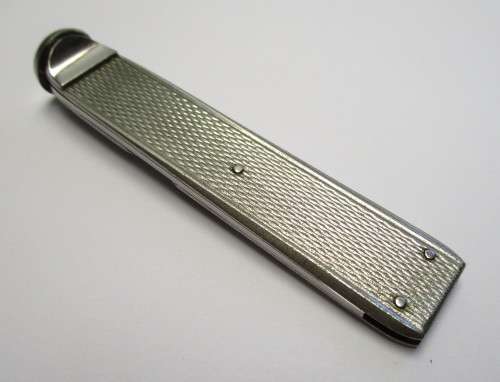 Vintage Eloi Pernet Deco Stainless Steel Pipe Tool, made in France.