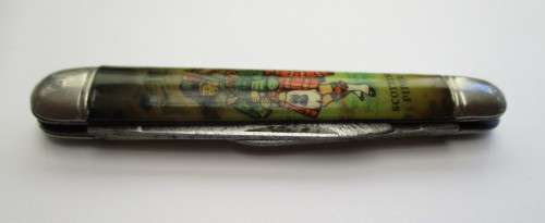 Vintage Richards `Lamp Post` Pocket Knife -- Scottish Piper - Sheffield, England