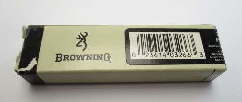 Vintage Browning medium 3 blade stockman knife no. 312 Made in Seki, Japan with original box.