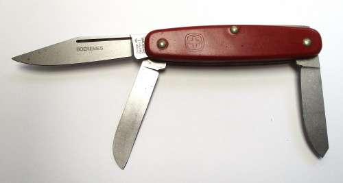 Rare Wenger Delemont Professional series Stockman knife / Boeremes Discontinued model: 1.74.00