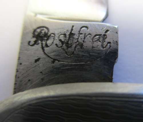 Vintage Hugo Köller pocket knife, made in Solingen, Germany.  (Eagle tang stamp)