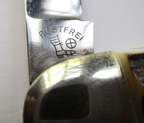 Vintage Bonsa stag handled pocket knife in excellent condition. Solingen, Germany.
