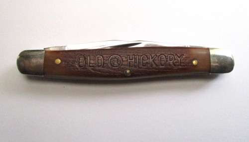 Ontario Knife 615 Old Hickory Muskrat Knife, made in USA, Delrin Scales.