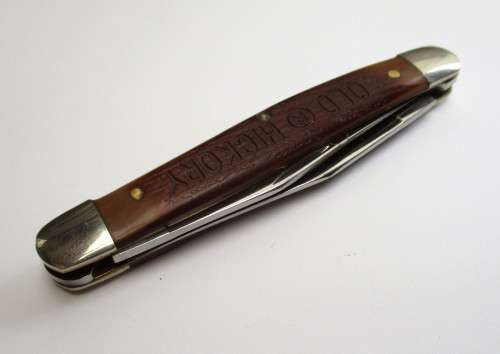 Ontario Knife 615 Old Hickory Muskrat Knife, made in USA, Delrin Scales.