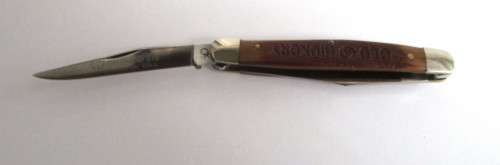 Ontario Knife 615 Old Hickory Muskrat Knife, made in USA, Delrin Scales.