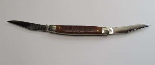 Ontario Knife 615 Old Hickory Muskrat Knife, made in USA, Delrin Scales.