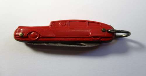 Vintage `Lamppost` Richards Automobile/ Car shaped Pocket knife Keyring knife